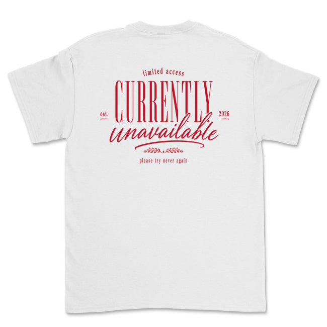 Currently Unavailable White