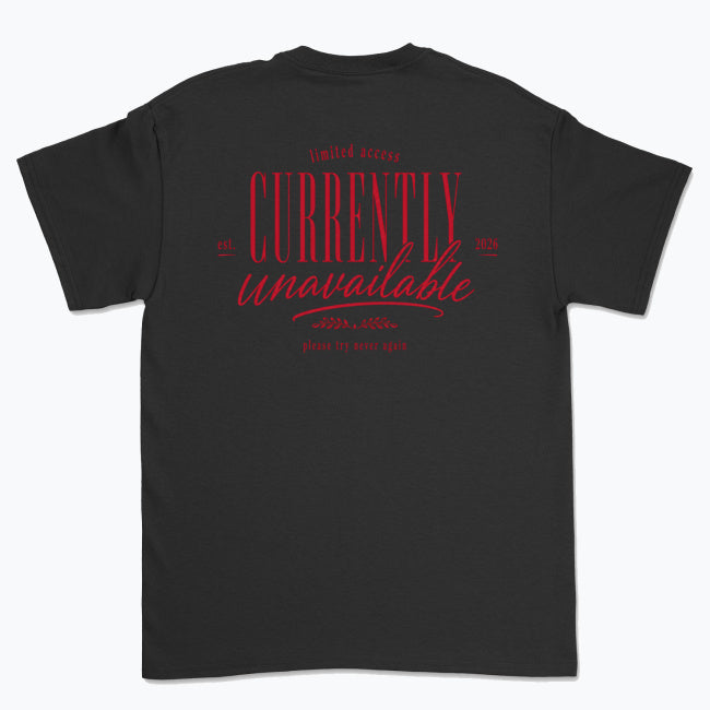 Currently Unavailable Black