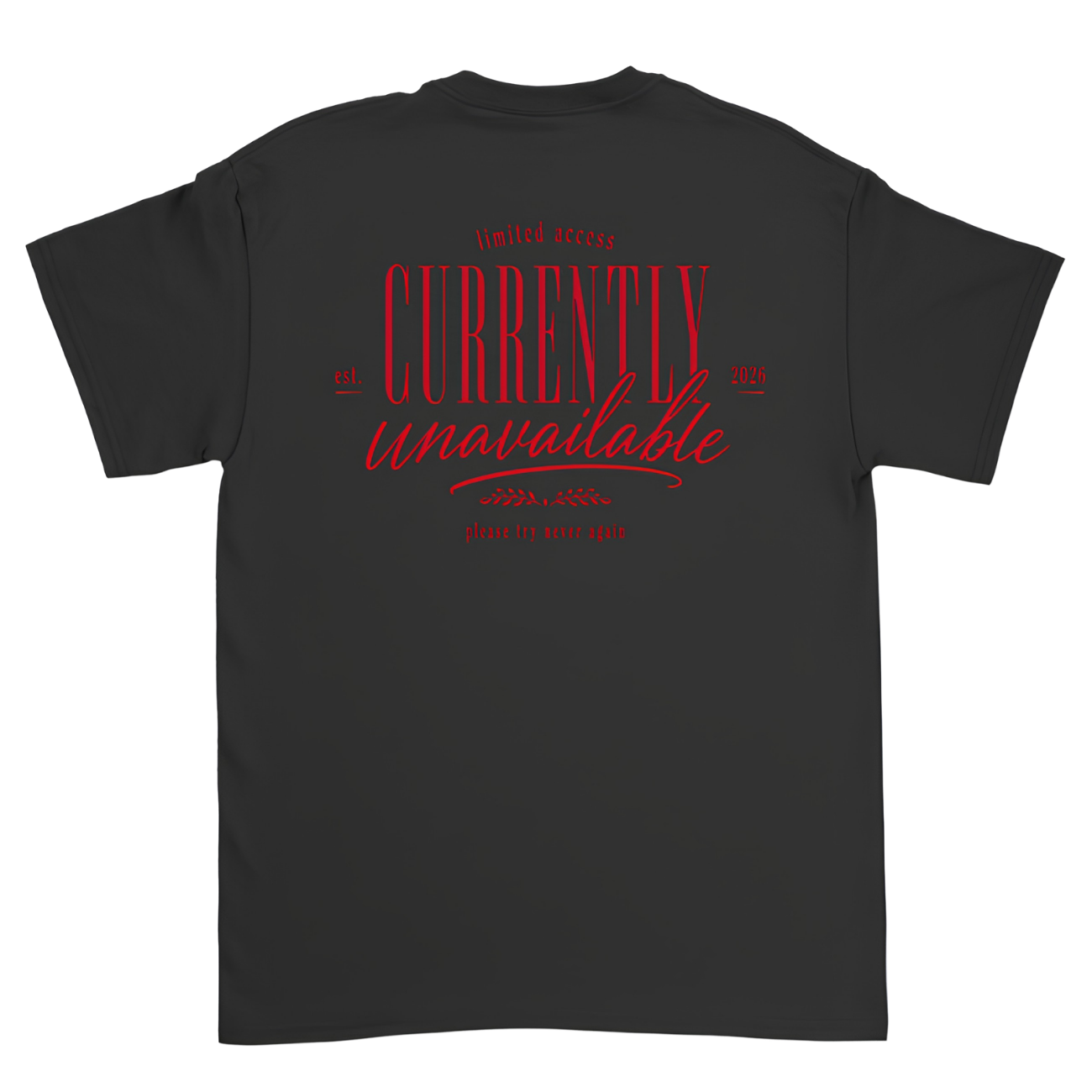Currently Unavailable Black