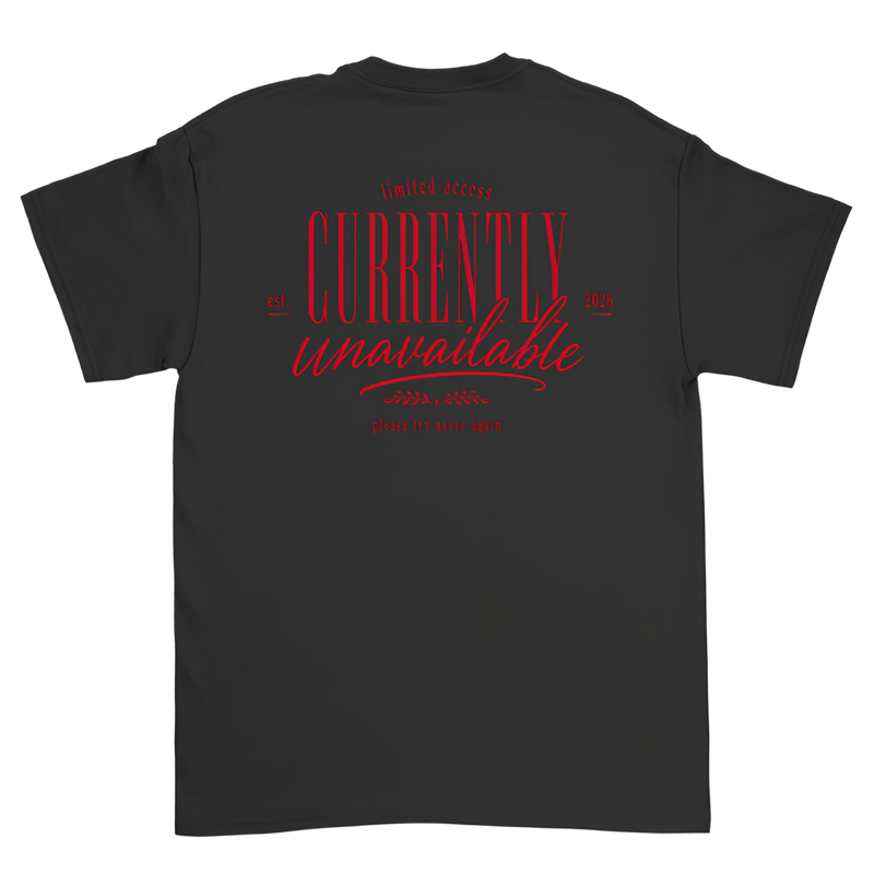 Currently Unavailable Black